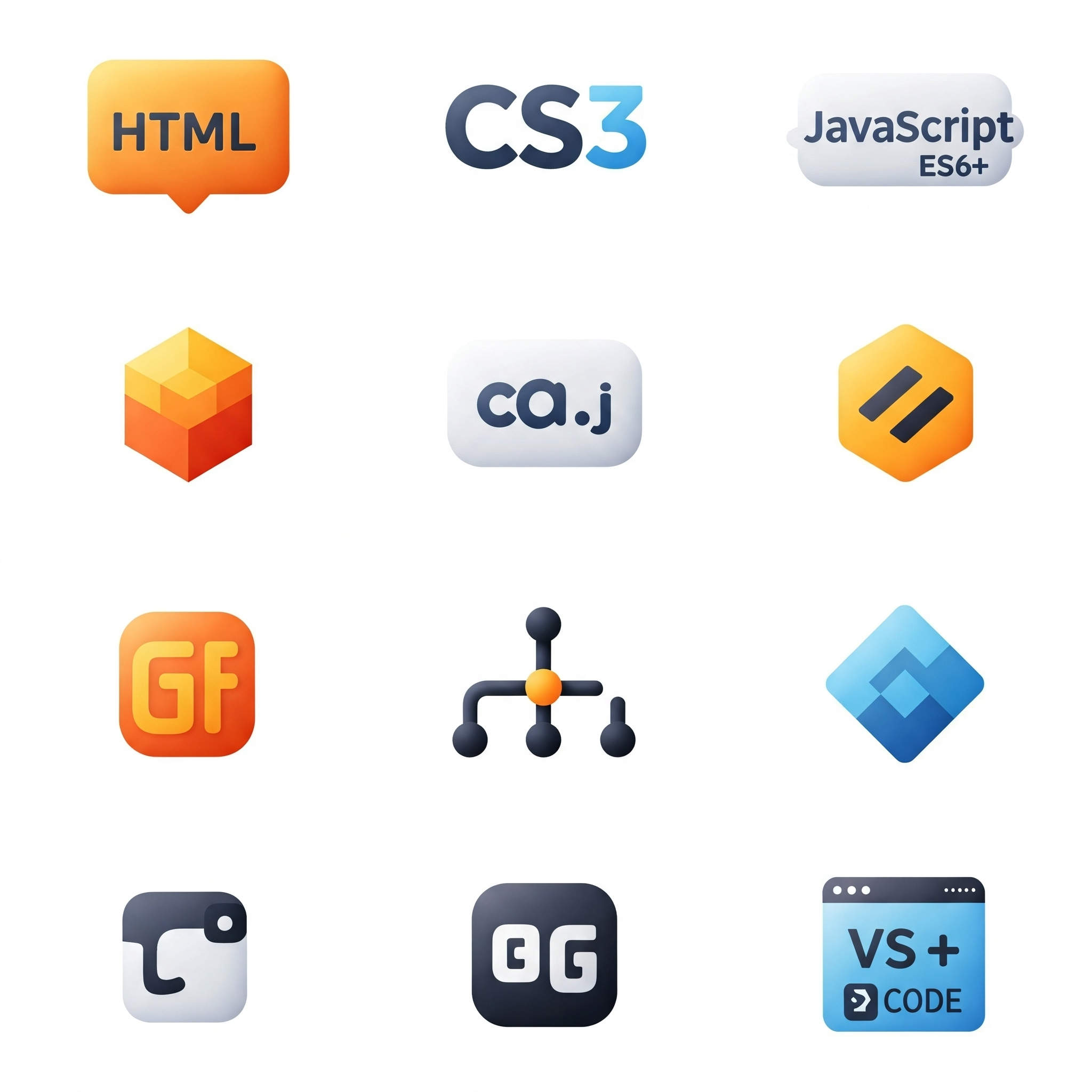 Ícones ou logos das tecnologias utilizadas