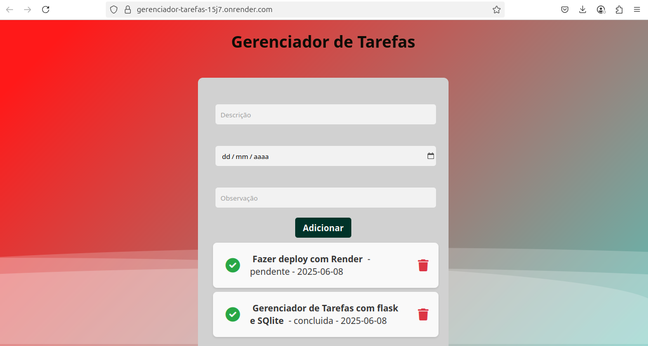 Screenshot do Projeto 10